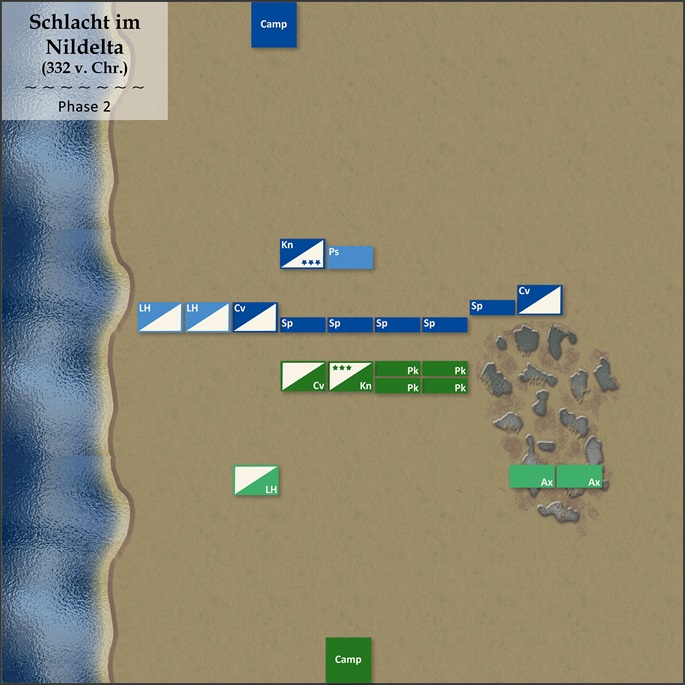 DBA-Kampagne "Conquest of Persia" - Schlacht im Nildelta (2)